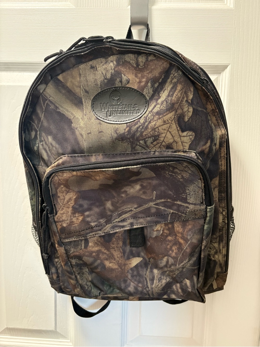 Whitetails Unlimited Men’s Camo Backpack - Realtree Style Brown/Green
